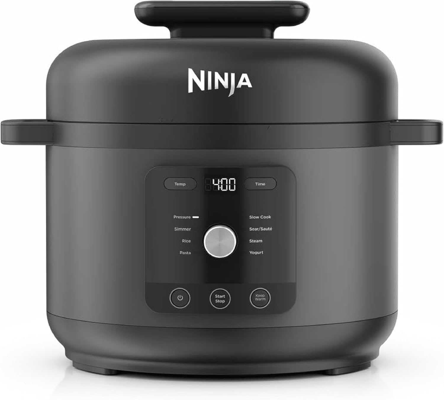 زودپز، آرامپز و پلوپز 9 کاره Ninja HyperHeat، شامل سینی بخار و قابلمه 6 لیتری قابل جدا شدن و قابل شستشو در ماشین ظرفشویی، تهیه ماست، برنج و موارد دیگر، مشکی PC201UK