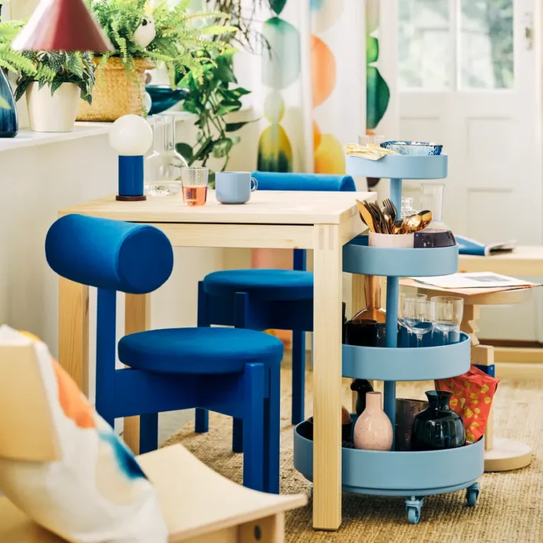 صندلی، آبی روشن/نابک، آبی روشن ایکیا مدل IKEA PS 2026